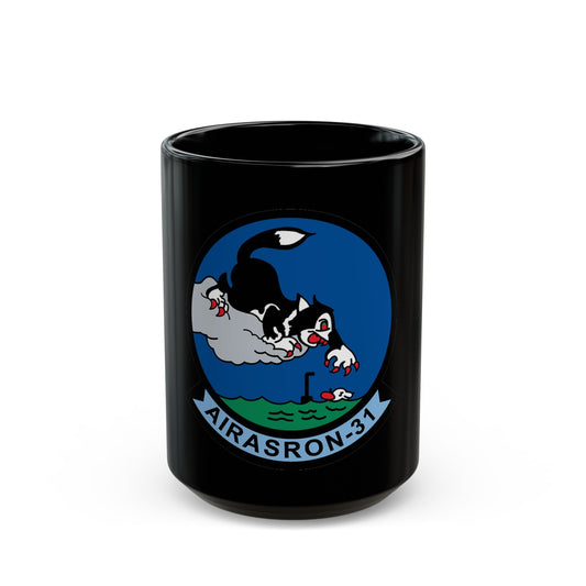 AIRASRON 31 (U.S. Navy) Black Coffee Mug-15oz-The Sticker Space