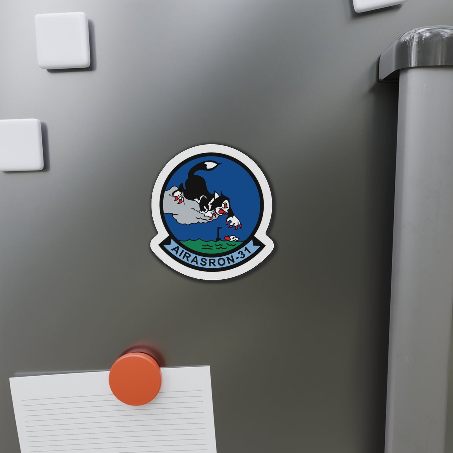 AIRASRON 31 (U.S. Navy) Die-Cut Magnet-The Sticker Space