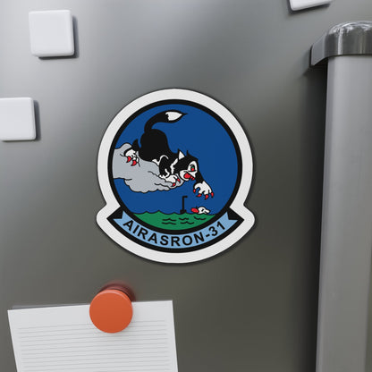 AIRASRON 31 (U.S. Navy) Die-Cut Magnet-The Sticker Space