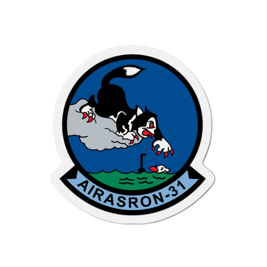 AIRASRON 31 (U.S. Navy) Die-Cut Magnet-2" x 2"-The Sticker Space