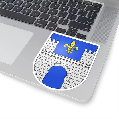 AireLaVille-coat of arms (Switzerland) (Coat of Arms) STICKER Vinyl Kiss-Cut Decal - The Sticker Space