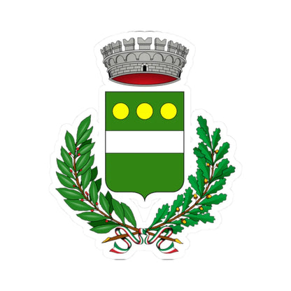 Airole-Stemma (Italy) (Coat of Arms) STICKER Vinyl Kiss-Cut Decal 2 Inch White - The Sticker Space