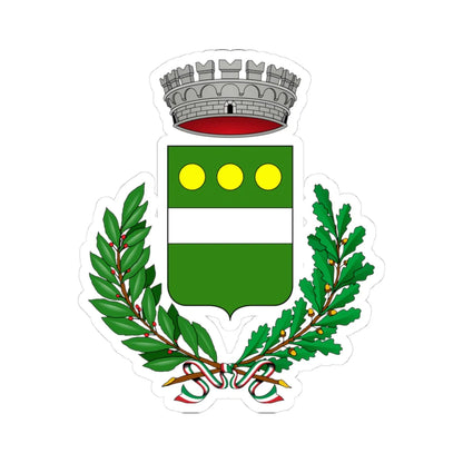 Airole-Stemma (Italy) (Coat of Arms) STICKER Vinyl Kiss-Cut Decal 3 Inch White - The Sticker Space