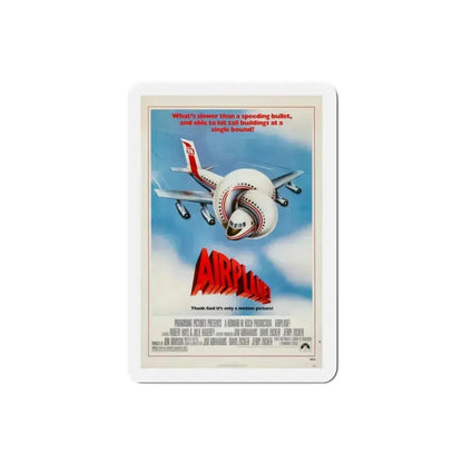 Airplane! 1980 Movie Poster Refrigerator Magnet 2 Inch - The Sticker Space