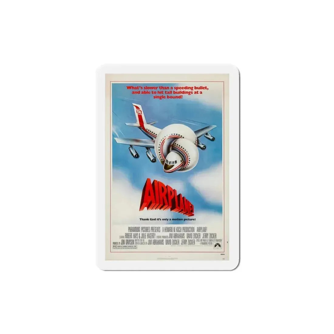 Airplane! 1980 Movie Poster Refrigerator Magnet - The Sticker Space