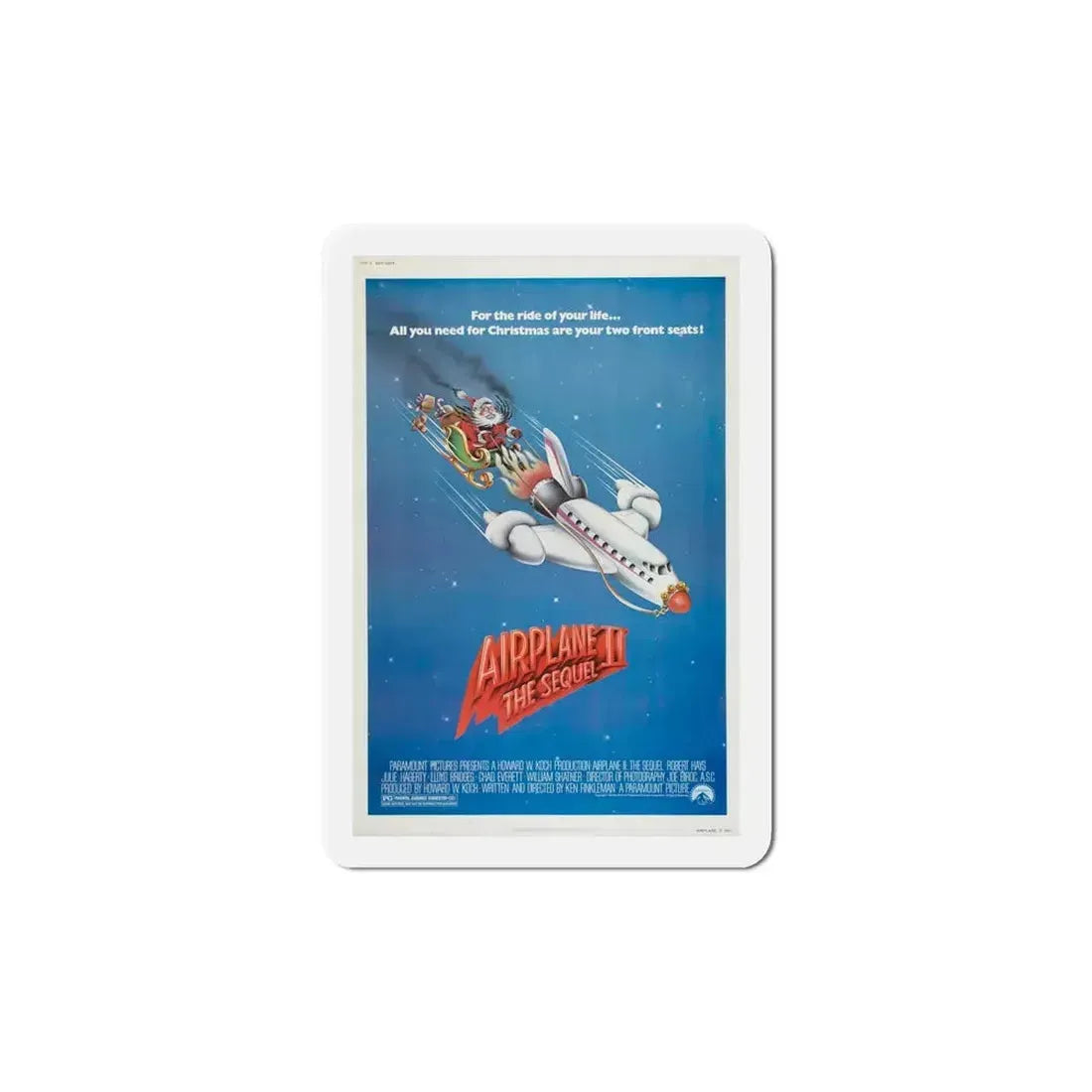 Airplane II The Sequel 1982 Movie Poster Refrigerator Magnet - The Sticker Space