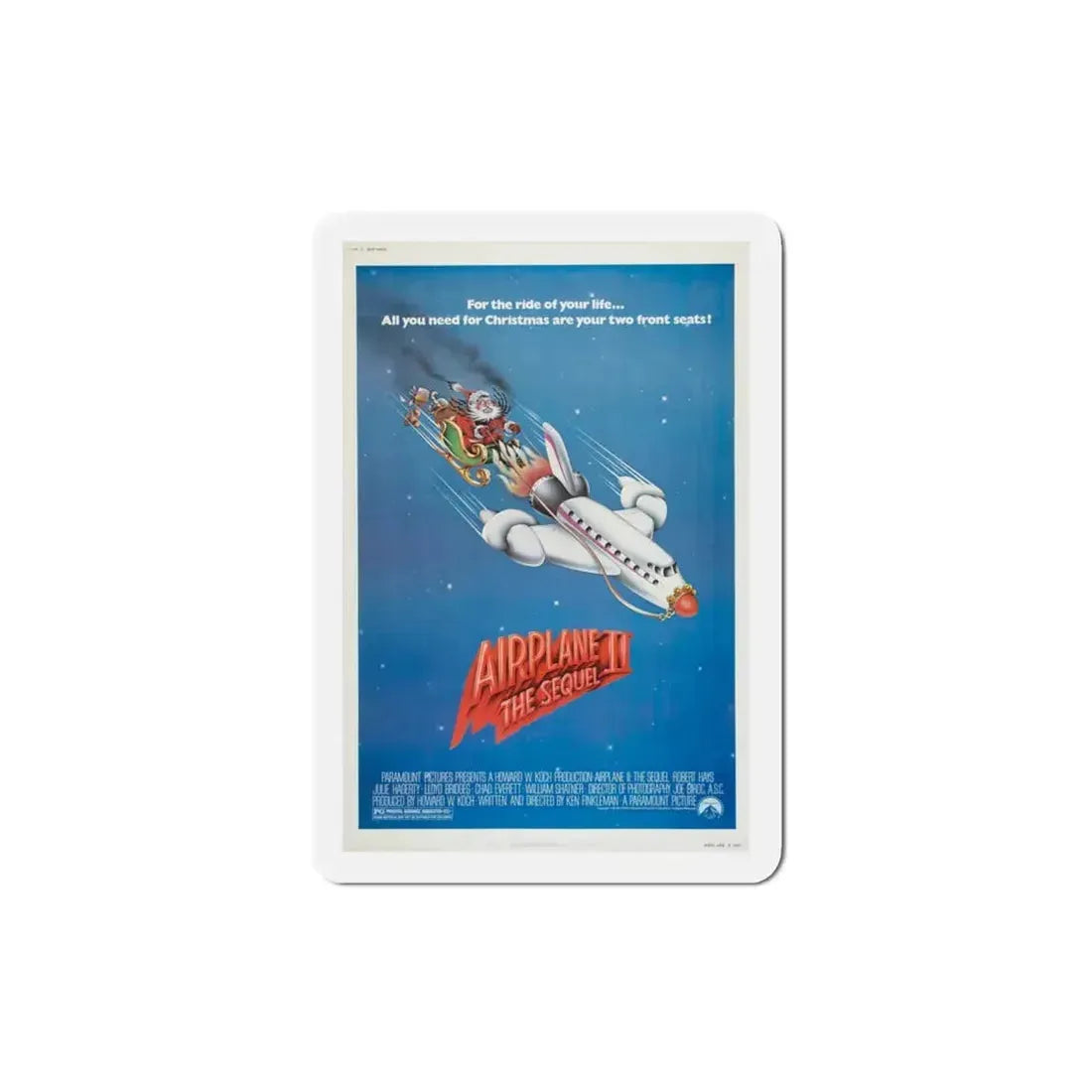 Airplane II The Sequel 1982 Movie Poster Refrigerator Magnet - The Sticker Space