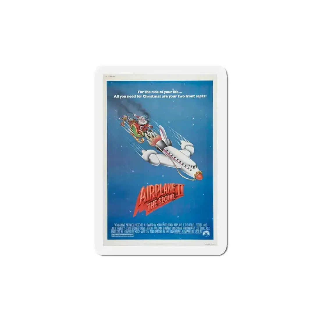 Airplane II The Sequel 1982 Movie Poster Refrigerator Magnet - The Sticker Space