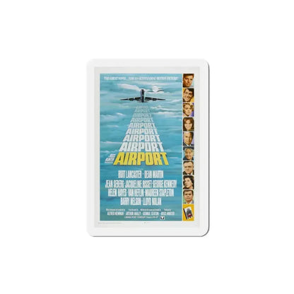 Airport 1970 Movie Poster Refrigerator Magnet 4 Inch - The Sticker Space
