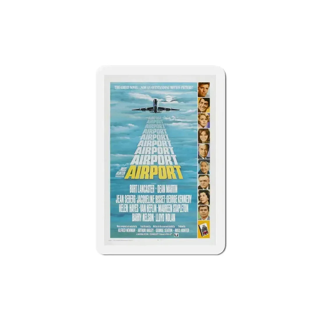 Airport 1970 Movie Poster Refrigerator Magnet - The Sticker Space
