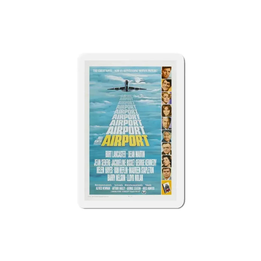 Airport 1970 Movie Poster Refrigerator Magnet - The Sticker Space