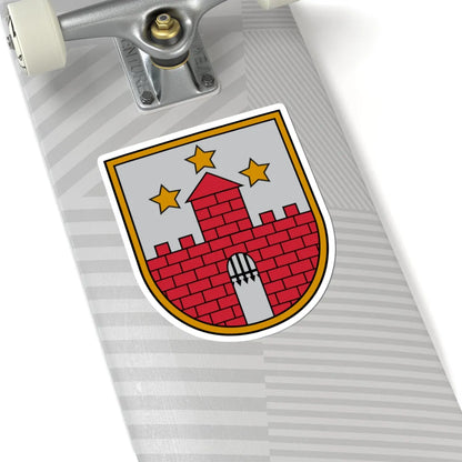 Aizputes novads COA (Latvia) (Coat of Arms) STICKER Vinyl Kiss-Cut Decal - The Sticker Space