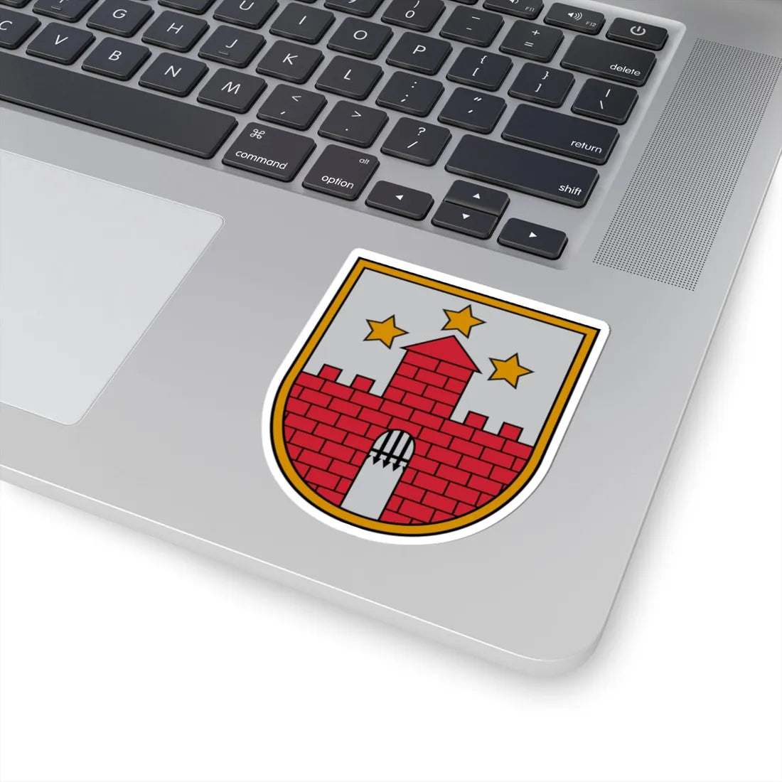 Aizputes novads COA (Latvia) (Coat of Arms) STICKER Vinyl Kiss-Cut Decal - The Sticker Space