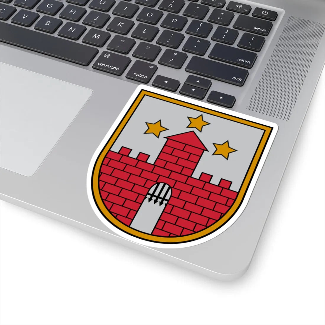 Aizputes novads COA (Latvia) (Coat of Arms) STICKER Vinyl Kiss-Cut Decal - The Sticker Space