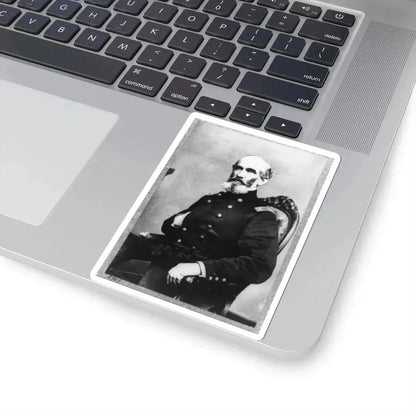 A.J. Smith, Three-Quarter Length Portrait, Seated, Facing Right, Right Hand in His Coat (U.S. Civil War) STICKER Vinyl Kiss-Cut Decal - The Sticker Space