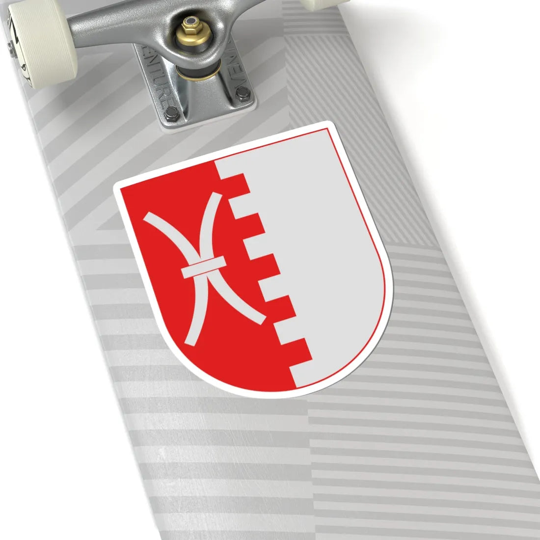 Akaa.vaakuna (Finland) (Coat of Arms) STICKER Vinyl Kiss-Cut Decal - The Sticker Space