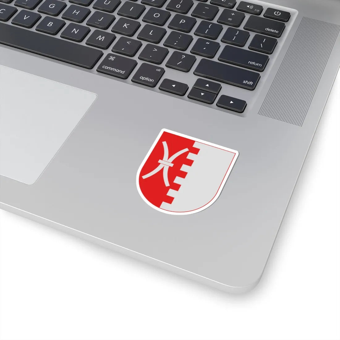 Akaa.vaakuna (Finland) (Coat of Arms) STICKER Vinyl Kiss-Cut Decal - The Sticker Space