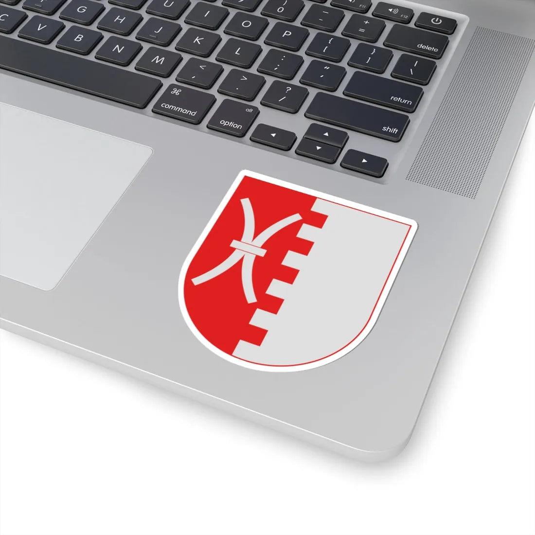 Akaa.vaakuna (Finland) (Coat of Arms) STICKER Vinyl Kiss-Cut Decal - The Sticker Space