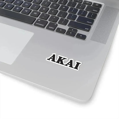 Akai (black) (Logo) STICKER Vinyl Kiss-Cut Decal - The Sticker Space