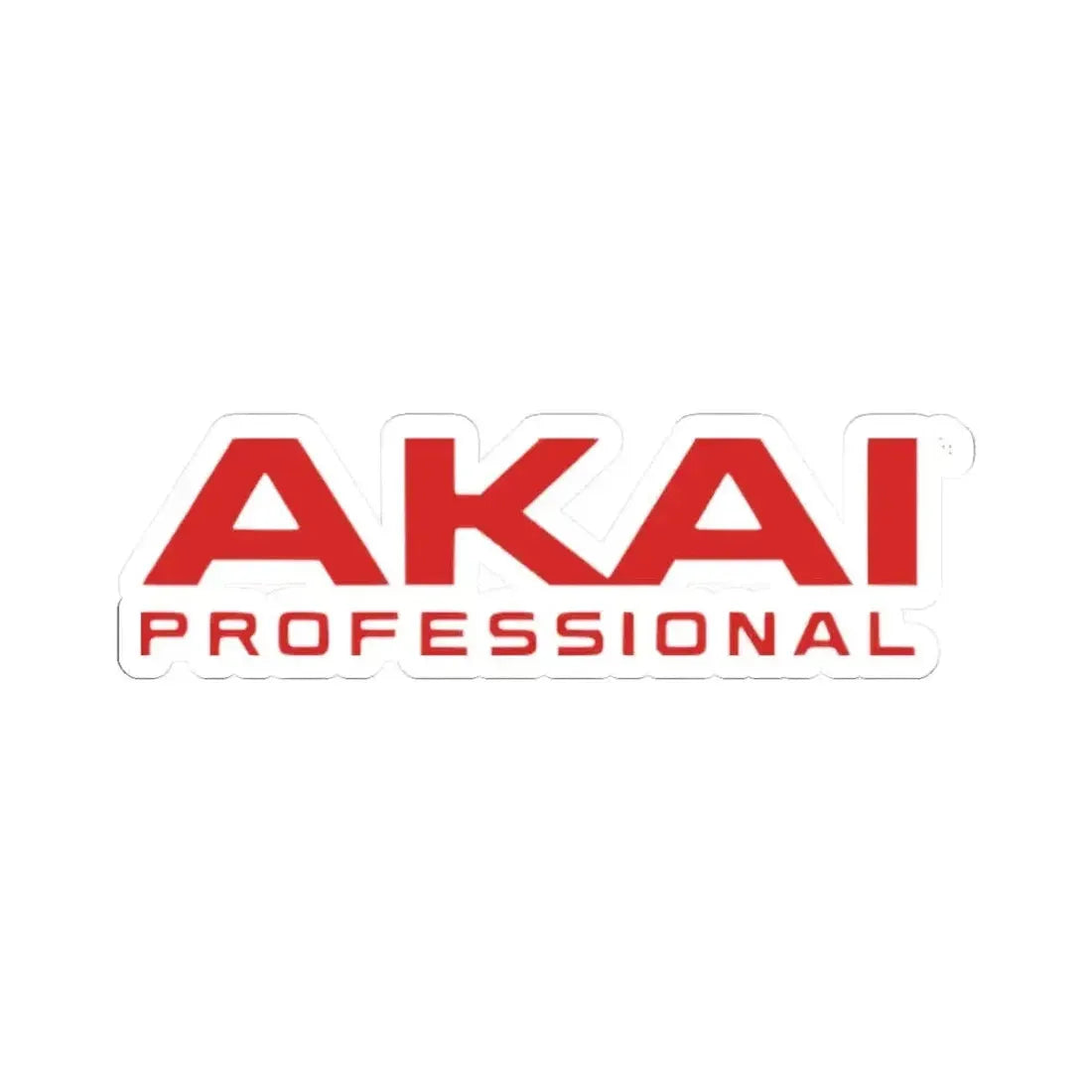 Akai Professional (modern) (Logo) STICKER Vinyl Kiss-Cut Decal 2 Inch White - The Sticker Space