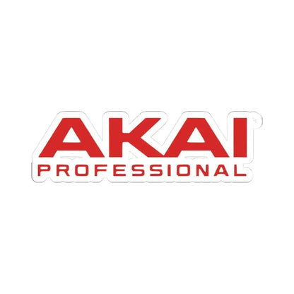 Akai Professional (modern) (Logo) STICKER Vinyl Kiss-Cut Decal 3 Inch White - The Sticker Space