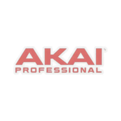 Akai Professional (modern) (Logo) STICKER Vinyl Kiss-Cut Decal 4 Inch Transparent - The Sticker Space