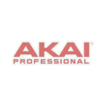 Akai Professional (modern) (Logo) STICKER Vinyl Kiss-Cut Decal 6 Inch Transparent - The Sticker Space