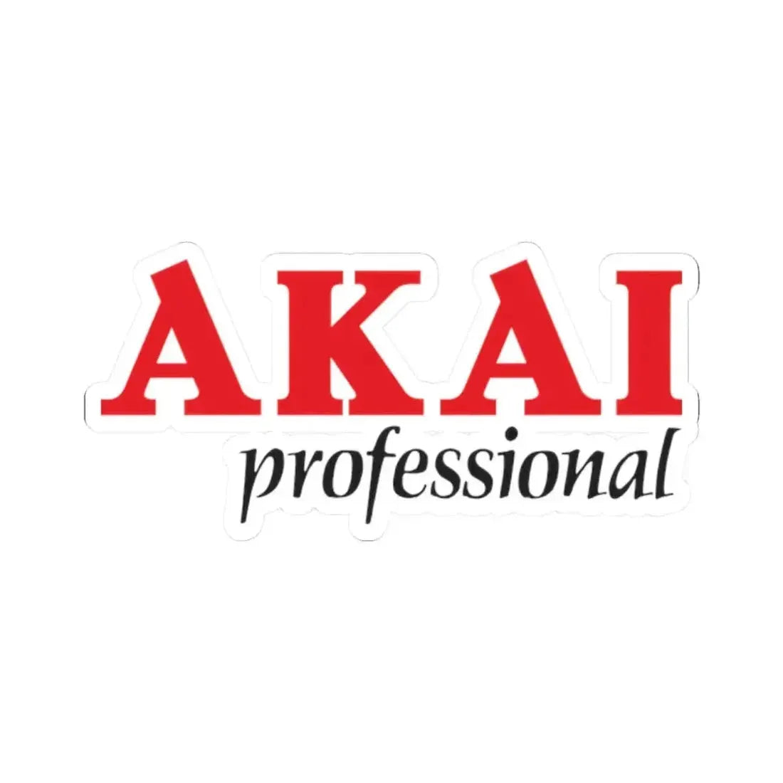 Akai Professional (old) (Logo) STICKER Vinyl Kiss-Cut Decal 2 Inch White - The Sticker Space