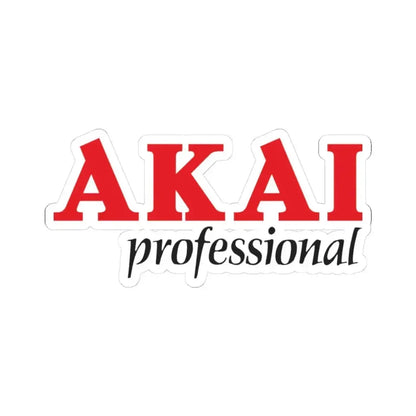 Akai Professional (old) (Logo) STICKER Vinyl Kiss-Cut Decal 3 Inch White - The Sticker Space
