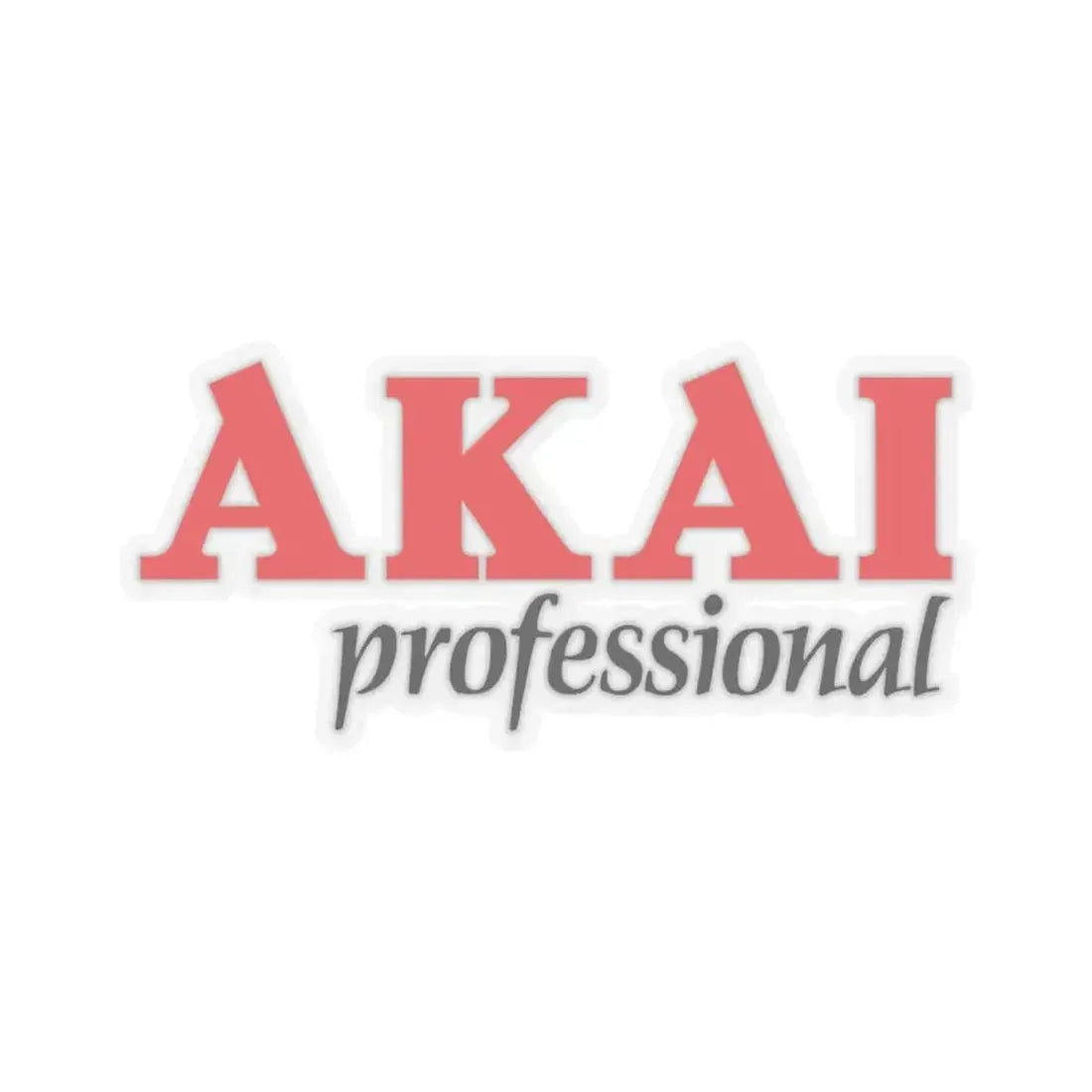 Akai Professional (old) (Logo) STICKER Vinyl Kiss-Cut Decal 6 Inch Transparent - The Sticker Space