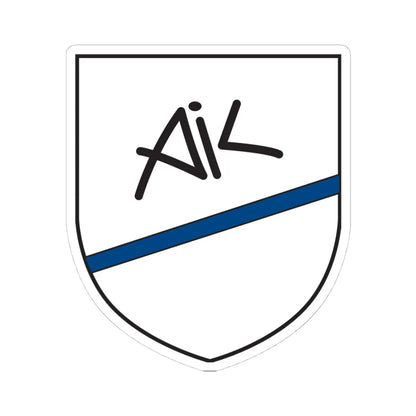 AkBwInfoKom (Germany) (Coat of Arms) STICKER Vinyl Kiss-Cut Decal 4 Inch White - The Sticker Space