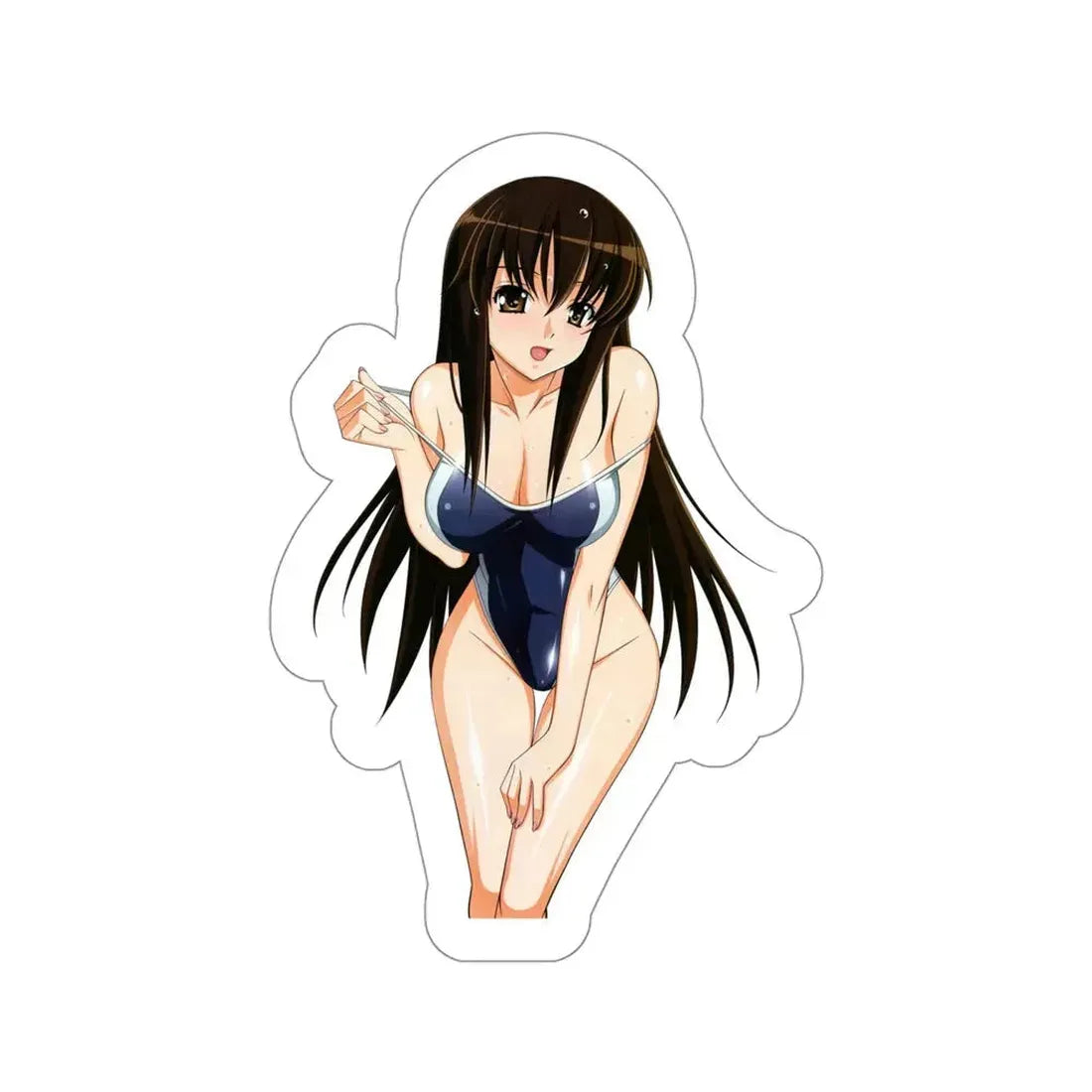 Aki Sora - Aki Aoi (Anime/Ecchi/Waifu) STICKER Vinyl Die-Cut Decal 4 Inch - The Sticker Space