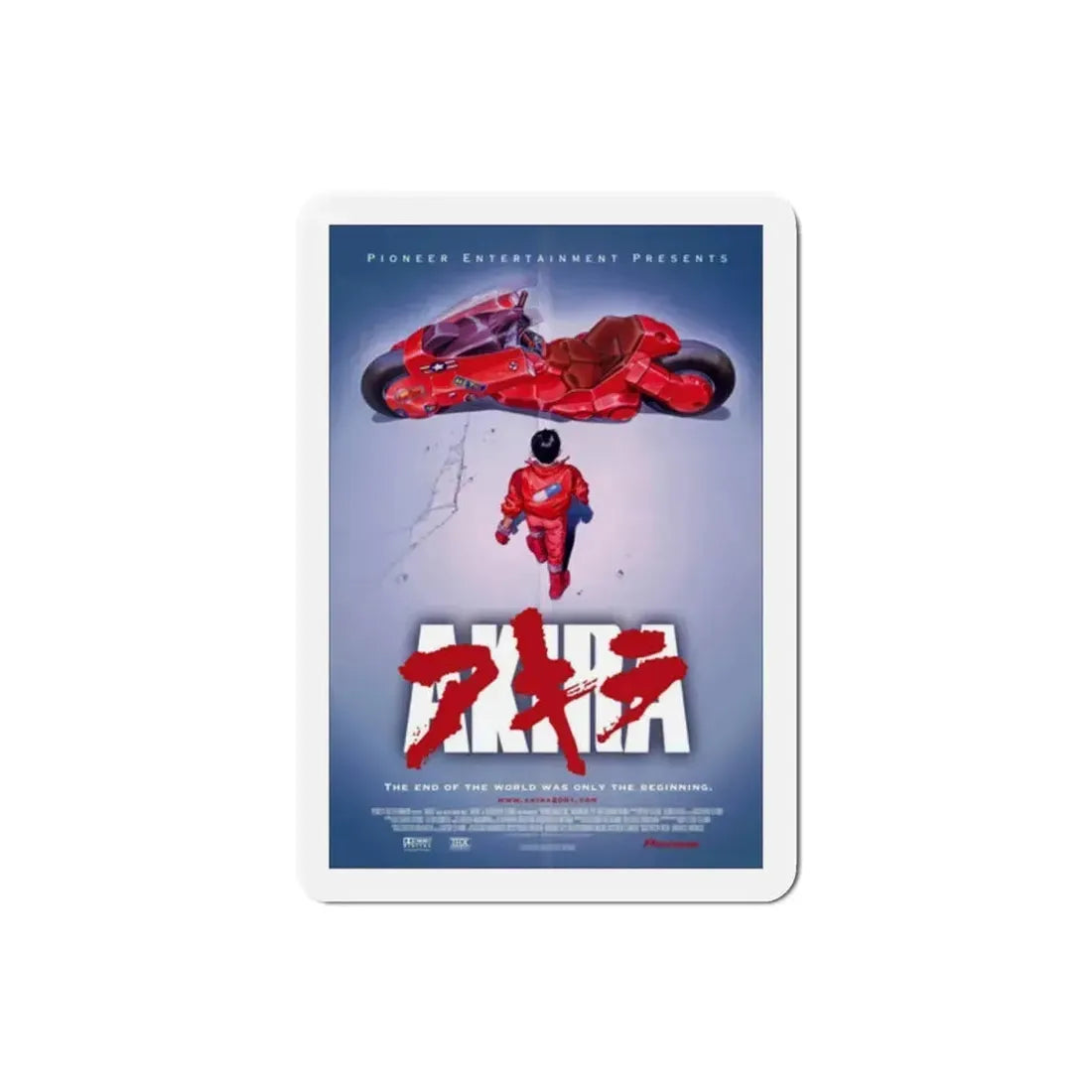 Akira 1988 Movie Poster Refrigerator Magnet 2 Inch - The Sticker Space
