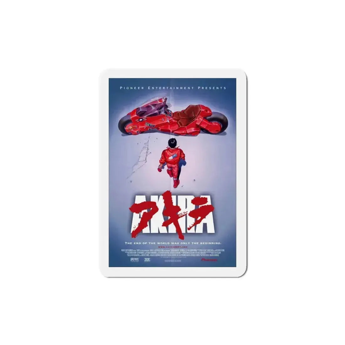 Akira 1988 Movie Poster Refrigerator Magnet 4 Inch - The Sticker Space