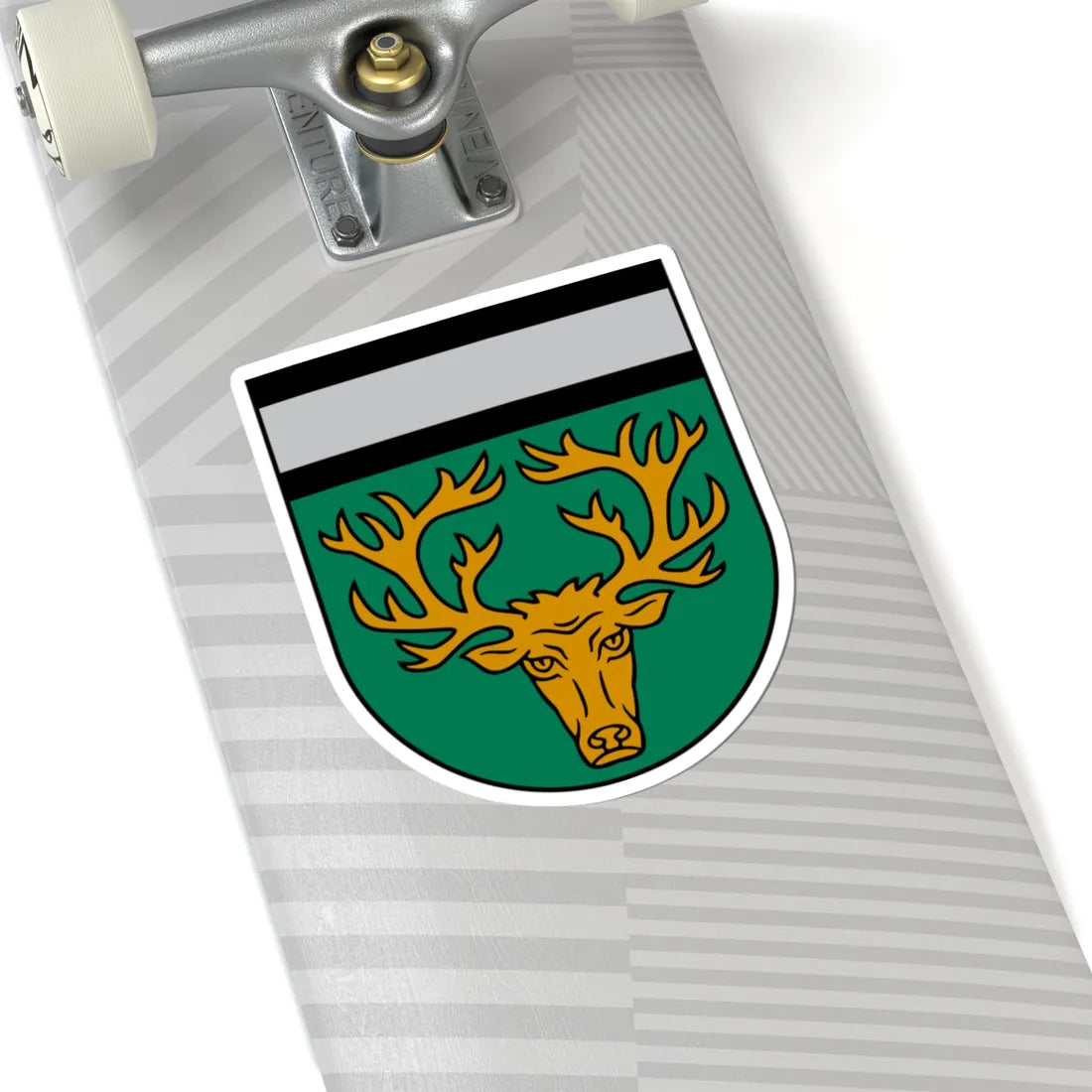 Akniste COA (Latvia) (Coat of Arms) STICKER Vinyl Kiss-Cut Decal - The Sticker Space