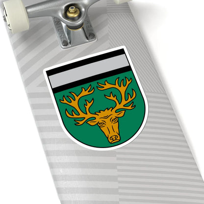 Akniste COA (Latvia) (Coat of Arms) STICKER Vinyl Kiss-Cut Decal - The Sticker Space