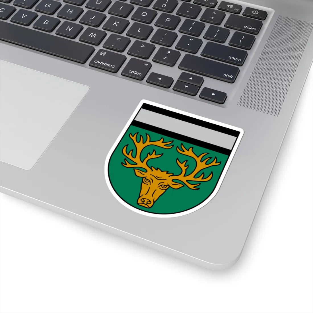 Akniste COA (Latvia) (Coat of Arms) STICKER Vinyl Kiss-Cut Decal - The Sticker Space