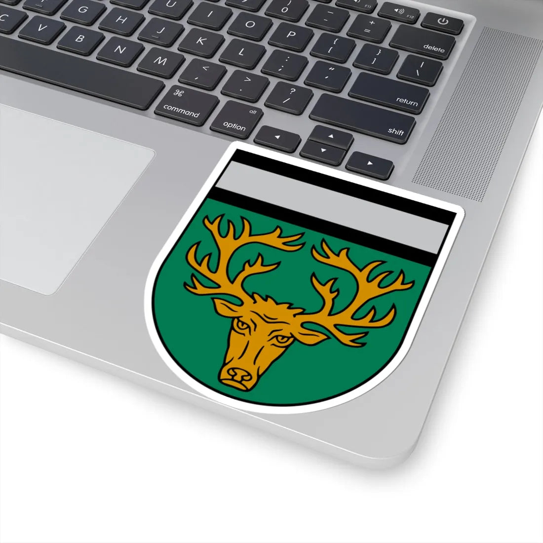 Akniste COA (Latvia) (Coat of Arms) STICKER Vinyl Kiss-Cut Decal - The Sticker Space