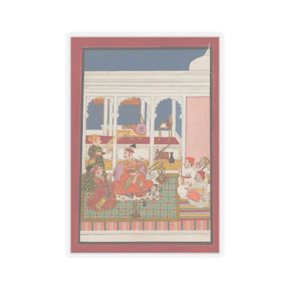 Ala Bagas - Maharaja Baghji with Courtiers and His Infant Son - ca. 1750 - STICKER Vinyl Kiss-Cut Decal