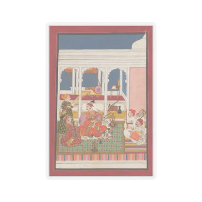 Ala Bagas - Maharaja Baghji with Courtiers and His Infant Son - ca. 1750 - STICKER Vinyl Kiss-Cut Decal