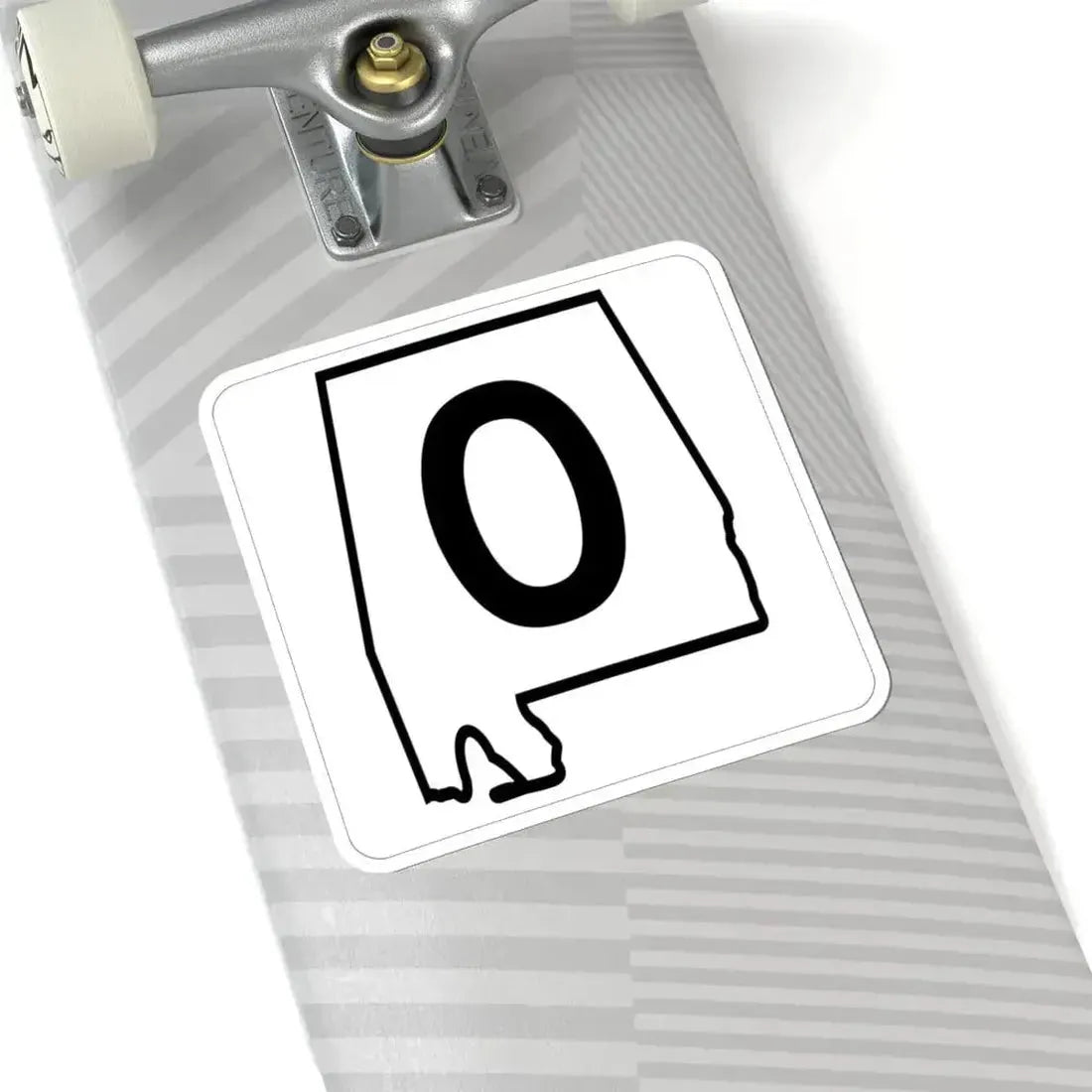 Alabama 0 1960 template (Alabama) (Road Sign) STICKER Vinyl Kiss-Cut Decal - The Sticker Space