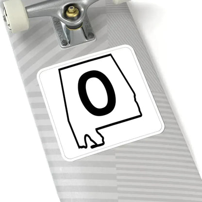 Alabama 0 1960 template (Alabama) (Road Sign) STICKER Vinyl Kiss-Cut Decal - The Sticker Space