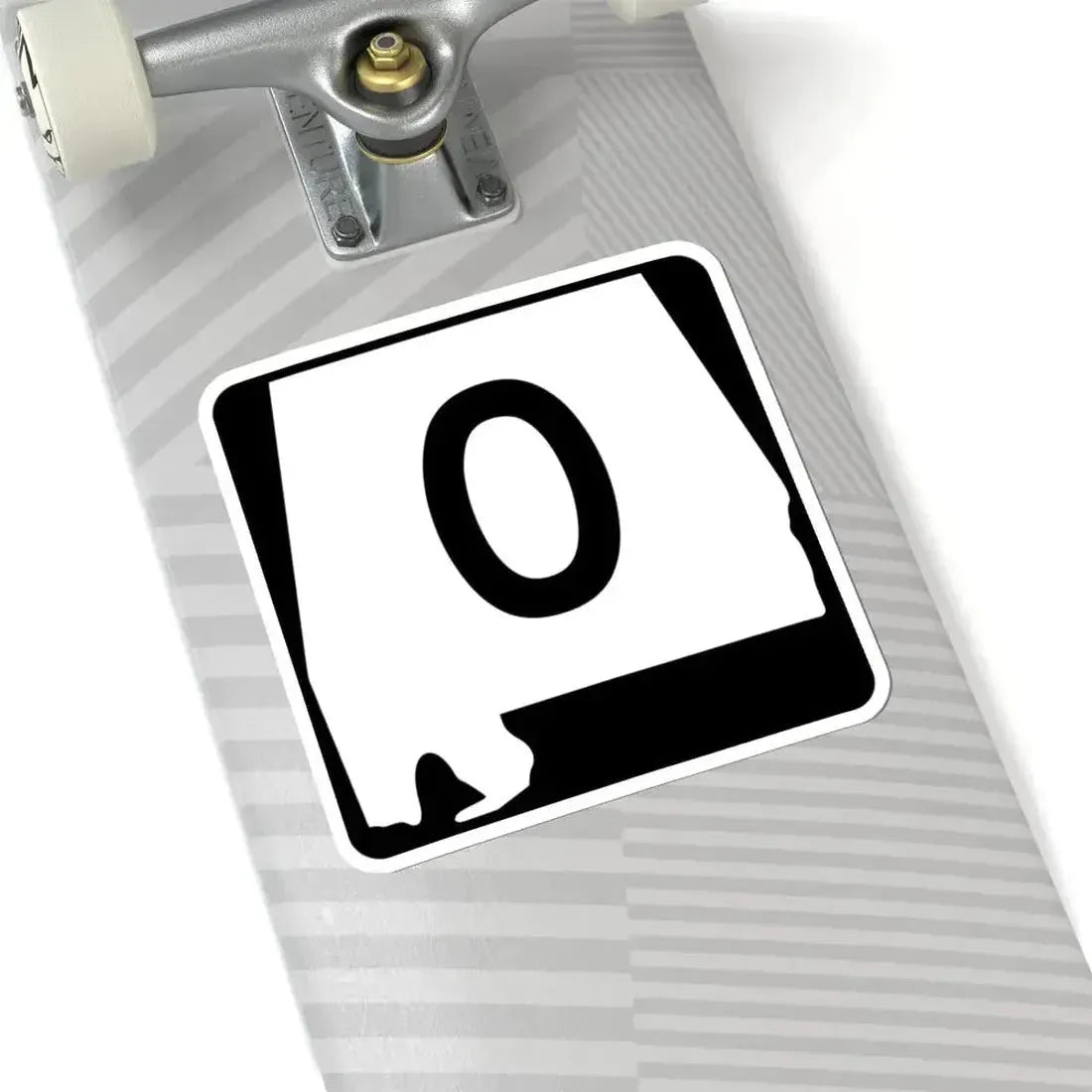 Alabama 0 (Alabama) (Road Sign) STICKER Vinyl Kiss-Cut Decal - The Sticker Space