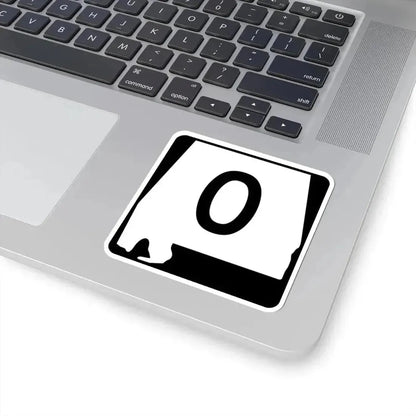 Alabama 0 (Alabama) (Road Sign) STICKER Vinyl Kiss-Cut Decal - The Sticker Space