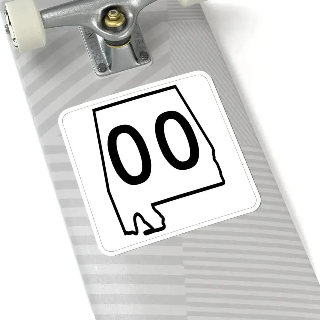 Alabama 00 1960 template (Alabama) (Road Sign) STICKER Vinyl Kiss-Cut Decal - The Sticker Space