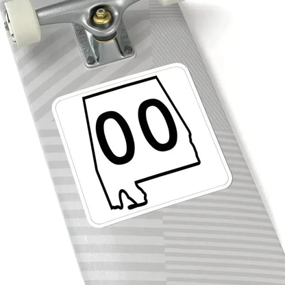 Alabama 00 1960 template (Alabama) (Road Sign) STICKER Vinyl Kiss-Cut Decal - The Sticker Space