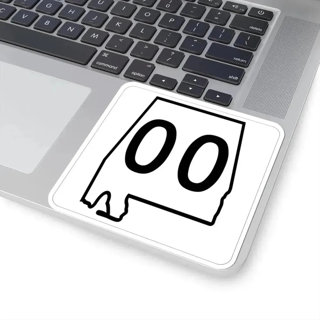 Alabama 00 1960 template (Alabama) (Road Sign) STICKER Vinyl Kiss-Cut Decal - The Sticker Space