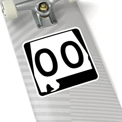 Alabama 00 Template (Alabama) (Road Sign) STICKER Vinyl Kiss-Cut Decal - The Sticker Space