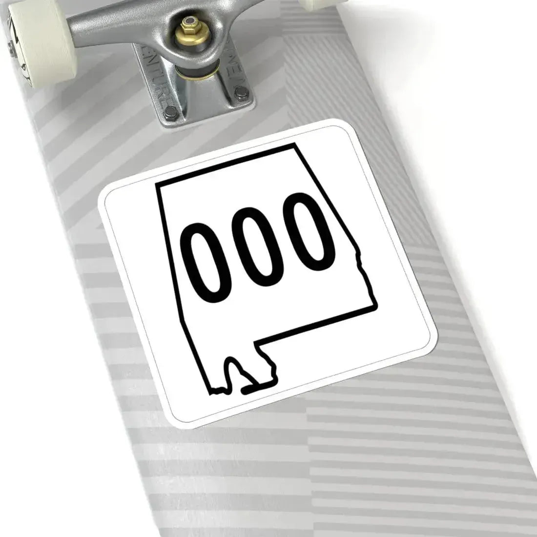 Alabama 000 1960 template (Alabama) (Road Sign) STICKER Vinyl Kiss-Cut Decal - The Sticker Space