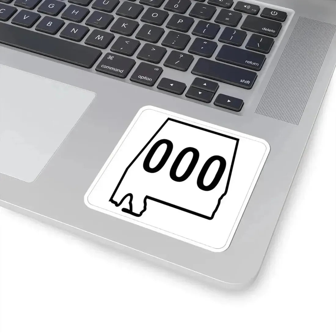 Alabama 000 1960 template (Alabama) (Road Sign) STICKER Vinyl Kiss-Cut Decal - The Sticker Space